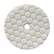 Chemical Guys BUFX114HEX5 Hex-Logic Quantum Light-Medium Polierpad, wei (5,5 Zoll, passend fr 5 Zoll Trgerplatte)