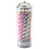 Winco Column Straw Dispenser TableTopDispensers Medium Stainless Steel Clear 2