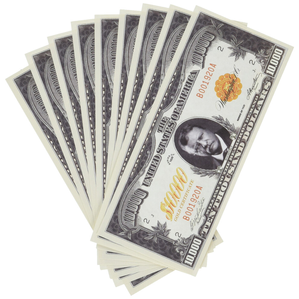 American Art Classics Set of 100 - $10 000.00 Gold Certificate Novelty Bill-image-OPC-PHRFSSP-NEW