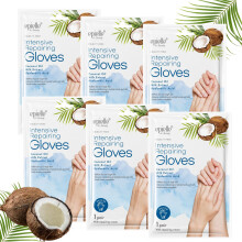 Guanti di riparazione ad alta intensit di Epielle per mani asciutte e screpolate - 6 pacchetto | Estratto di latte di olio di cocco Acido ialuronico