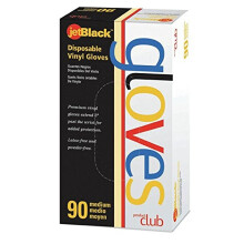Jetblack Vinyl Glove Black Small 90 Count
