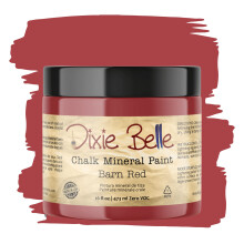 Dixie Belle Paint Company Chalk Finish Furniture Paint | Barn Red (16 oz) | Matte Deep Red Chic Chalk Mineral Paint | DIY mbler frg