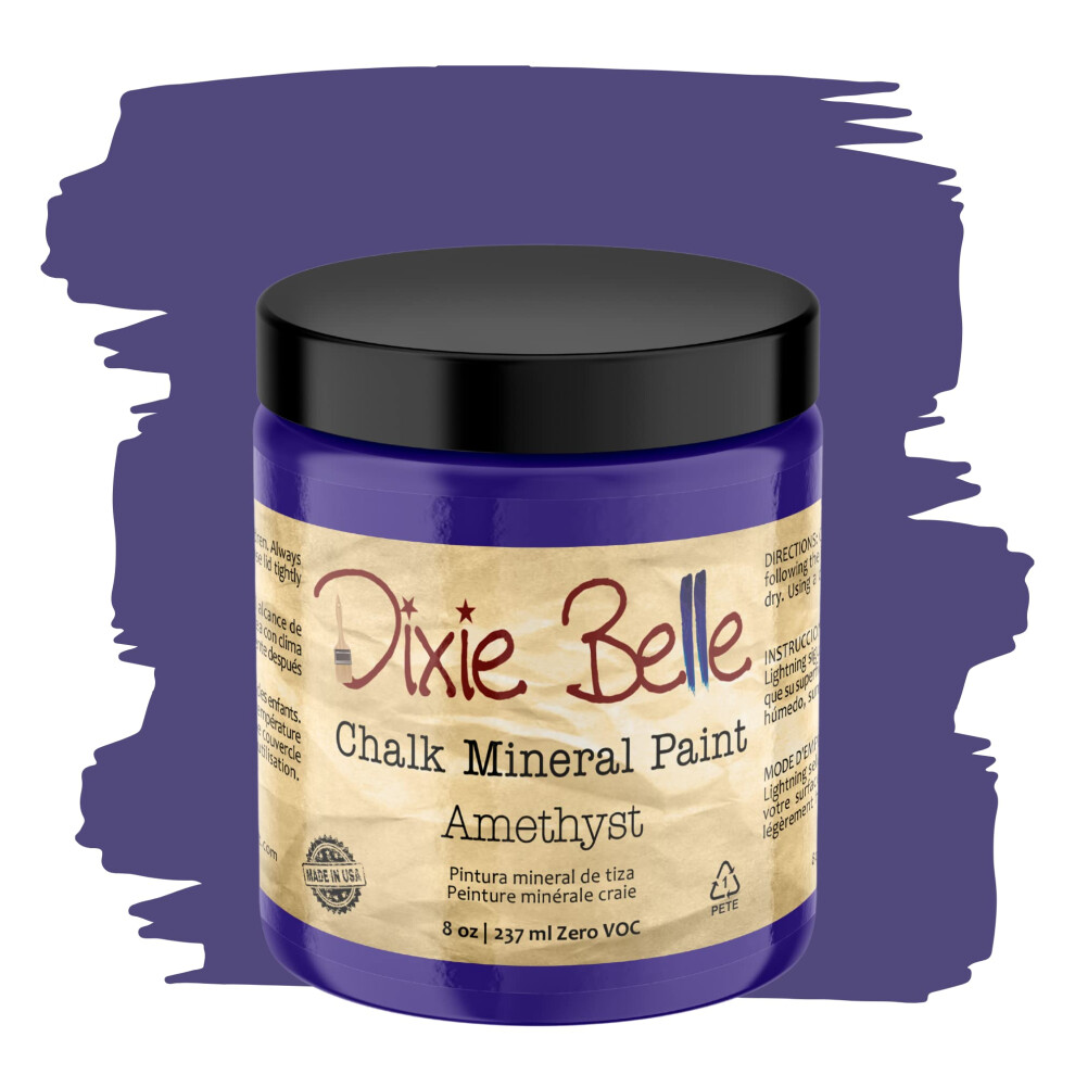 Dixie Belle Paint Company Chalk Finish Furniture Paint | Buttercream (8Oz) | Matte Creamy White Chic Chalk Mineral Paint | Diy Furniture Paint 815146020092