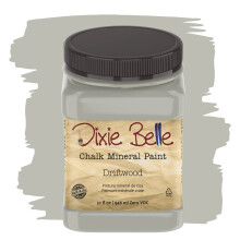 Dixie Belle Paint Company Chalk Finish Furniture Paint | Driftwood (32oz) | Matte Light Gray Chic Chalk Mineral Paint | DIY Furniture Paint