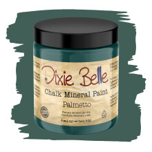 Dixie Belle Paint Company Chalk Finish Furniture Paint | Palmetto (8oz) | Matte Rich Green Chic Chalk Mineral Paint | DIY mbler frg