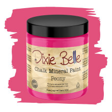 Dixie Belle Paint Company Chalk Finish Furniture Paint | Peony (8oz) | Matte Hot Pink Chic Chalk Mineral Paint | DIY Furniture Paint