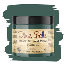 Dixie Belle Paint Company Chalk Finish Furniture Paint | Palmetto (16oz) | Matte Rich Green Chic Chalk Mineral Paint | DIY mbler frg