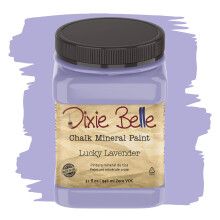 Dixie Belle Paint Company Chalk Finish Furniture Paint | Lucky Lavender (32oz) | Matt pastelllila chic kritmineralfrg | DIY mbler frg