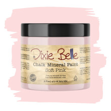 Dixie Belle Paint Company Chalk Finish Furniture Paint | Mjukrosa (16 oz) | Matte Drainty Pink Chic Chalk Mineral Paint | DIY mbler frg