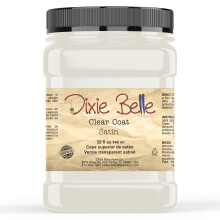 Dixie Belle Paint Company | Satin Clear Coat (32oz) | Satinfinish Polyacrylic Topcoat | Kritvnlig mbler frg finish