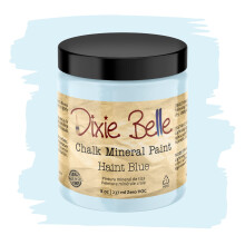 Dixie Belle Paint Company Chalk Finish Furniture Paint | Haint Blue (8oz) | Matte Pastel Blue Chic Chalk Mineral Paint | DIY mbler frg