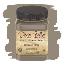 Dixie Belle Paint Company Chalk Finish Furniture Paint | Spansk mossa (32 oz) | Matte Succulent Green Chic Chalk Mineral Paint | DIY mbler frg
