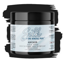 Dixie Belle Seide All-in-One Mineral Lack | Mitternachtsgrn (16oz) | Deep Blue Green All-in-One-Wasser-Basis-Primer + Topcoat | Langlebige Mbel