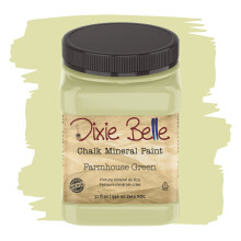 Dixie Belle Paint Company Chalk Finish -huonekalumaali | Farmhouse Green (32oz) | Matte Spring Green Chic Chalk Mineraalimaali | DIY huonekalumaali