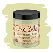 Dixie Belle Paint Company Chalk Finish Furniture Paint | Farmhouse Green (8oz) | Matte Spring Green Chic Chalk Mineral Paint | DIY mbler frg