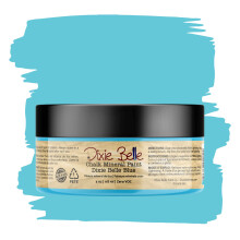 Dixie Belle Paint Company Chalk Finish Furniture Paint | Dixie Belle Blue (4oz) | Matte Sky-Blue Chic Chalk Mineral Paint | DIY Furniture Paint