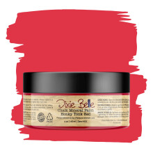 Dixie Belle Paint Company Chalk Finish Furniture Paint | Honky Tonk Red (4oz) | Matte True Red Chic Chalk Mineral Paint | DIY mbler frg