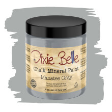 Dixie Belle Paint Company Chalk Finish Furniture Paint | Manatee Gray (8oz) | Matte ljusgr chic chalk mineralfrg | DIY mbler frg