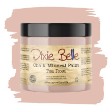 Dixie Belle Paint Company Chalk Finish Furniture Paint | Tea Rose (16oz) | Matte Muted Mauve Chic Chalk Mineral Paint | DIY Furniture Paint