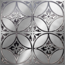 24 balen 8 x 8 """" tapetovch dladic v designu kvetinovch kruhu pro kuchynskou backsplash. Peel and Stick Renter Friendly Backsplash. Samolepc pa
