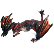 8"""" Dragon Toy Figure Realistic Plastic Ancient Mythological Fire Creature Model Decoration Collector Figurine for Kids Adults
