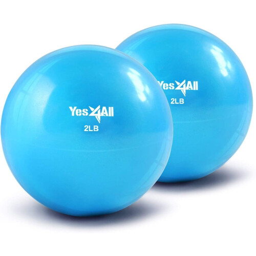 Yes4All Ballons Tonnants Doux 2lb Paire