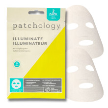 Patchology Ansiktsmasker med Vitamin C - Sheetmasker för Hudupplysning och Jämnare Hudton