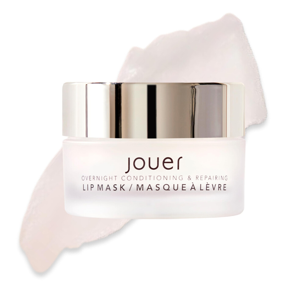 Jouer Mint Overnight Lip Masque - Moisturizing Lip Treatment - Lip Mask Formulated With Maxi Lip For Plumper Lips And Visual Fullness - Shea Butt