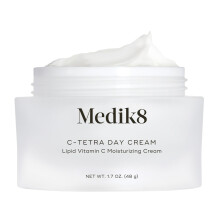 Medik8 C -Tetra Day Cream - Lipid Vitamin C Face Cream - Hydrates Sthets and Brightens - Lysande och lätt ansiktsfuktare - 1,7 oz