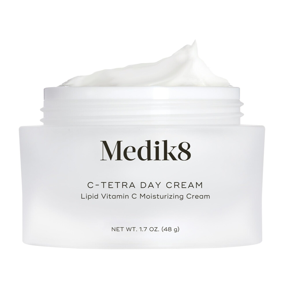Medik8 C-Tetra Day Cream - Lipid Vitamin C Face Cream - Hydrates  Smoothens and Brightens - Luminous and Lightweight Face Moisturizer - 1.7 oz