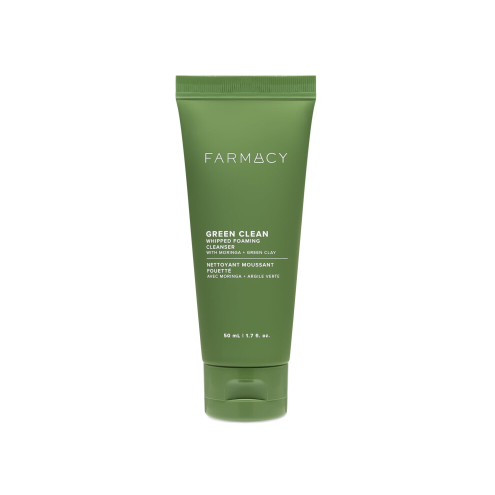 Photos - Facial / Body Cleansing Product Farmacy Foaming Face Wash for Oily Skin - Whipped Greens Oil-Free Gentle Facial Cleanser & Exfoliator - Infused with Green C