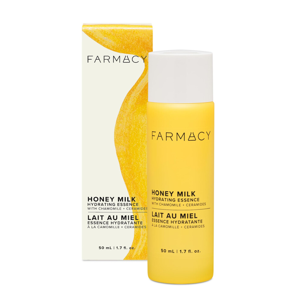Photos - Cream / Lotion Farmacy Hydrating Essence - Hydrating Honey Milk Toner + Facial Essence to Soothe Moisturize and Strengthen Skin Barrier - P