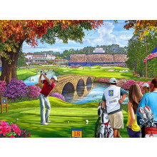 Das letzte Loch (Golf) Puzzle 550 Teile von Vermont Christmas Company  groe Teile  vollstndig ineinandergreifende und zufllig geformte Teile  2