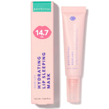Patchology ros? Maschera per dormire labbra - Maschera per le labbra durante la notte con acido ialuronico e resveratrolo - Idratare e riparare il tr