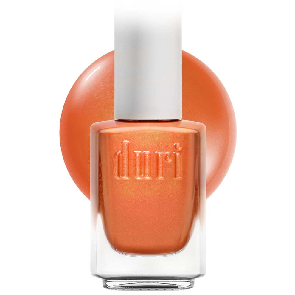 Duri Orange Nail Polish 105S That Summer Feeling Shimmer Pastel 0.45 Fl Oz