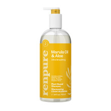 Renpure Växtbaserad Marulaolja och Aloe Ultra Smoothing Shampoo - För torrt, frizzigt hår
