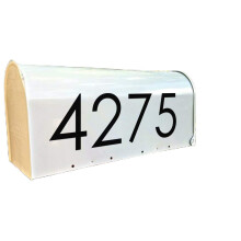 Numere po?tale Diggoo autocolante Decal Die Die Cut Classic Vinil Numar 2 """" Autodezive 4 Seturi pentru semne cutia po?tala pentru fereastra U?i