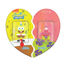 Super7 Spongebob Squarepants Spongebob en Patrick BFF - (2-pack) 3,75"""" Spongebob-actiefiguren met accessoires Klassieke cartoon verzamelobjecten