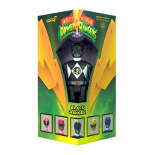 Super7 Mighty Morphin Power Rangers Black Ranger - 3,75"" Power Rangers-actiefiguur in speciale editie-verpakking