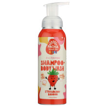 Pacha sapon Kids Strawberry Banana 2 in 1 shampoo & body wash 12 fz