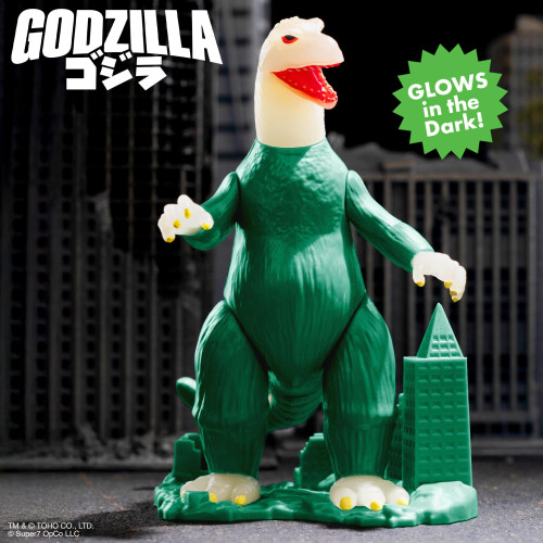 Super7 Toho Reaction Figures - Godzilla Model Kit (Glow) Action Figure 1