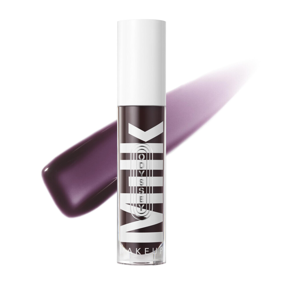 Milk Makeup Odyssey Lip Oil Gloss Voyage (Blackberry) - 0,2 Oz - Pro Plnej A Leskl Rty - Dlouhotrvajc Hydratace - Polopruhledn Barva - Sladk V-image