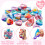 JOYIN 30 PCS Valentijnsdag Galaxy Slijm Harten voor Kinderen, Klassedagprijzen 3