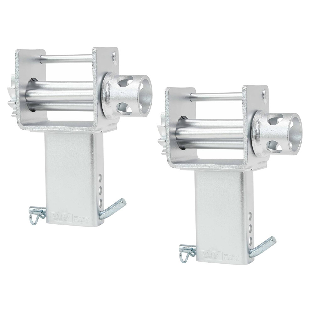 Mytee Products (2 Pack) Trailer Stake Pocket Winch Zinc Plated Flatbed Utility Capacity# 16200 Lbs 840223602960