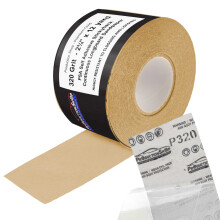 ProductionShop Premium 320 Grit PSA Gold Longboard Schuurpapier 2-3/4"""" Breed Continu 12 Yard Roll - Zelfklevende Stickyback voor Autobody Paint