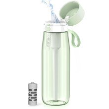 Philips Bottle ad acqua filtrata bottiglie d'acqua in plastica tritan senza BPA Sostituisce 450 bottiglia d'acqua in plastica con gozero riutilizzabi