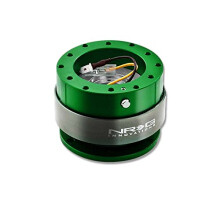 Sada rychlho uvolnen zvodnho volantu NRG Innovations s titanovm kroukem se zelenm telem NRG-SRK-200GN-TI