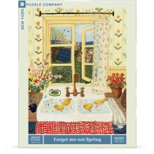 New York Puzzle Company - Lor? Pemberton Vergissmeinnicht-Frhling  1000-teiliges Puzzle fr Erwachsene von Lor? Pemberton