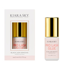Kiara Sky Professional Lash Pro Glue | Extra forte | 0-1s Dry Time | Ritenzione di 8 settimane | Semi-permanente | Hold massimo | Nero 0,17 fl oz