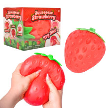 Squishy Extra Large Strawberry Gag Gifts Funny Adult Giant Stress Ball Fidget Sensory Toy for Kids ADHD Toys